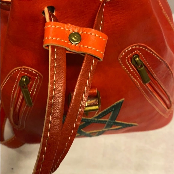 Moroccan Leather Backpack - Picture 9 of 15